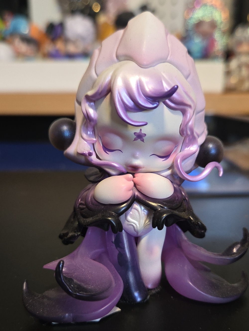 Official The Burning Gloom from the POP MART SKULLPANDA Petals .